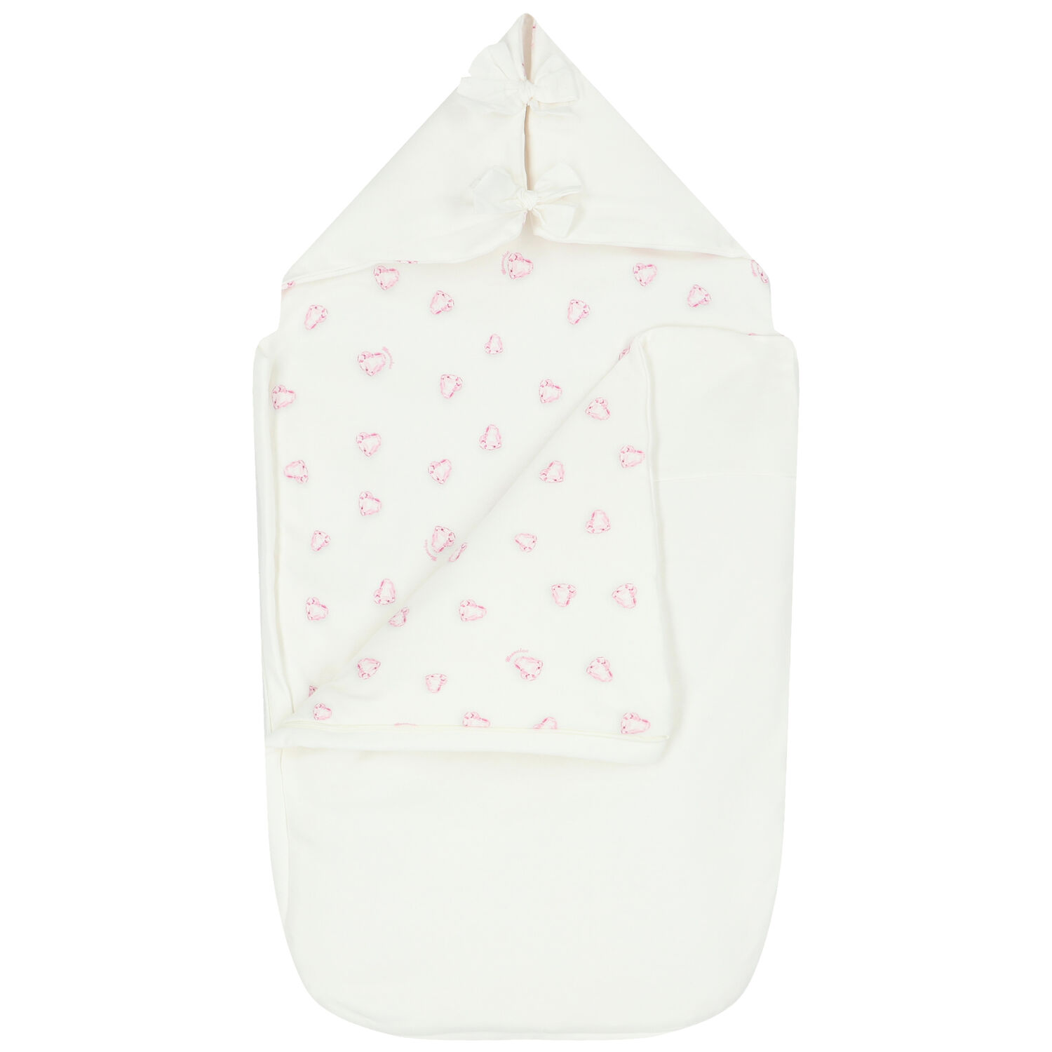 Girls Ivory Heart Baby Nest, 1, hi-res